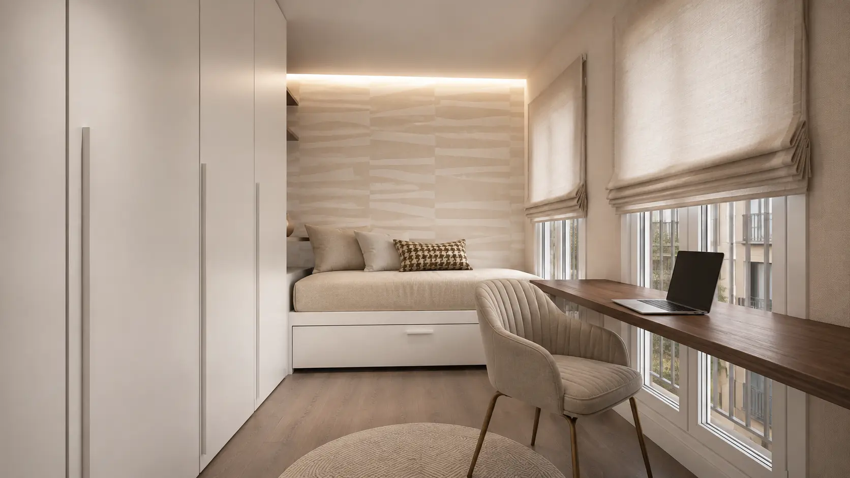 Segundo dormitorio del ático